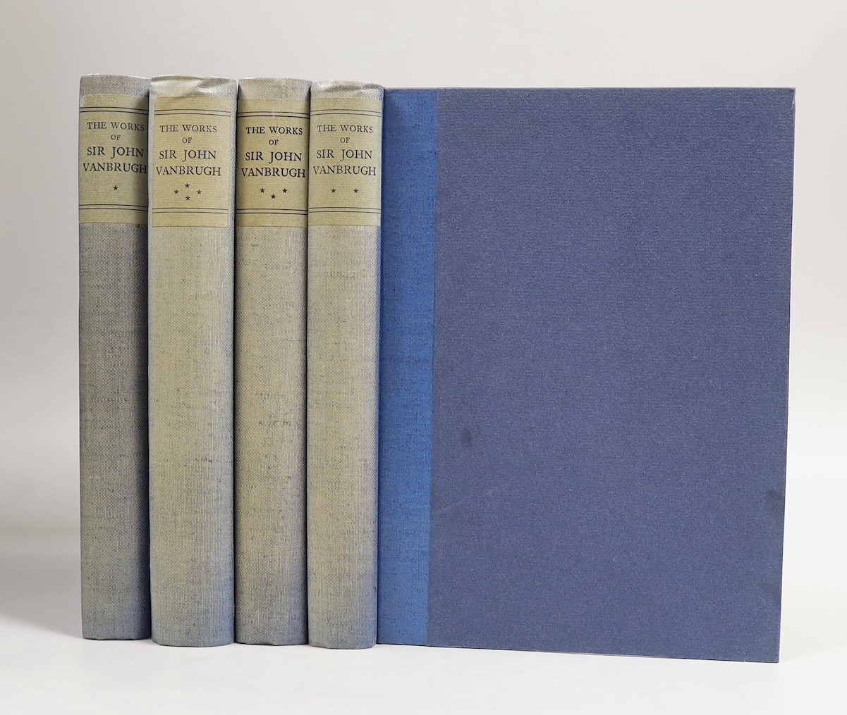 A set of four Sir John Vanbrugh volumes, limited edition